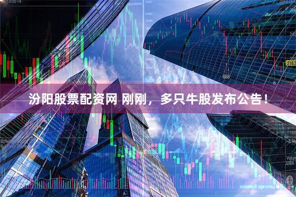 汾阳股票配资网 刚刚，多只牛股发布公告！